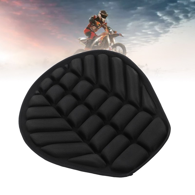 Motorcycle Seat Cushion Shock Absorption Cooling Down Breathable Pressure Relief