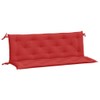 SKM Garden Bench Cushion Set of 2 Red Oxford Fabric