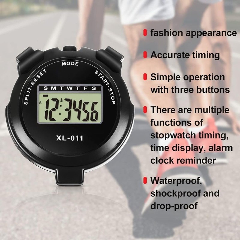 Digital Sports Stop watch, referee kit, Handheld stopwatch Split Lap