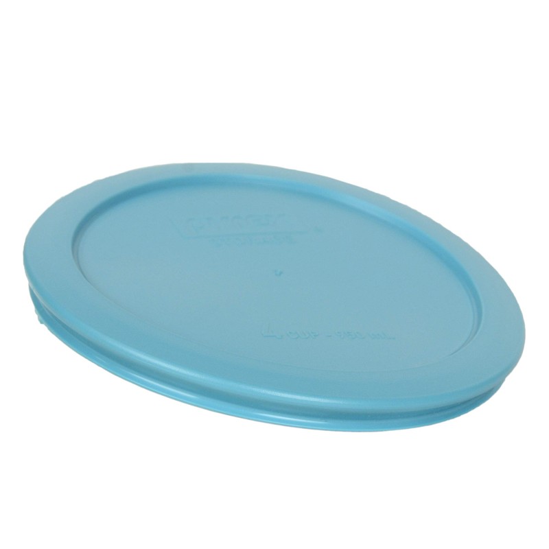 Pyrex Bundle - 2 Items: 7201-PC 4-Cup Surf Blue Round