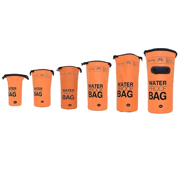 DonDon Waterproof Drybag for your valuables with adjustable Shoulder Strap