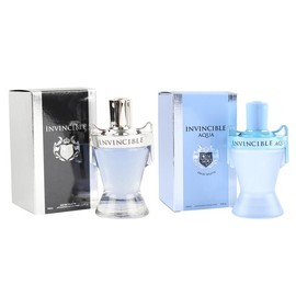 MCH Men's Cologne Bundle - Invincible and Invincible Aqua - Natural Spray Cologne for Men 100ml/3.4fl.oz. each