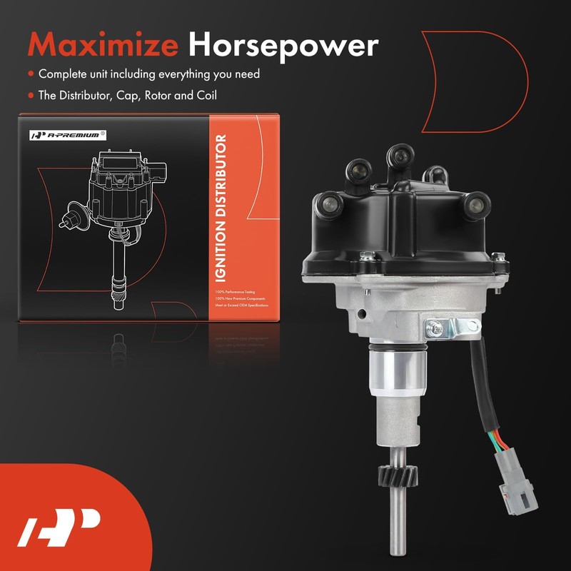 A-Premium Ignition Distributor with Cap and Rotor Compatible with Toyota