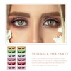TOVINANNA 12pairs Fiber Grafting False Eyelashes Mix for Natural Eye