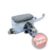 Motorcycle Brake Clutch Lever Master Cylinder Set Plated for 0.9