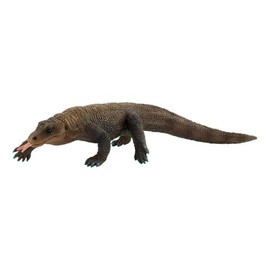 Bullyland 63695 Komodo Dragon Toy Figure, Approx. 18 cm Large Animal Figure, Accurate to Detail, PVC-Free, Ideal as a Small Gift for Children from 3 Years