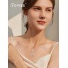TEAMER Metatron Cube Witch Knot Pendant Necklace Double Amulet Protection