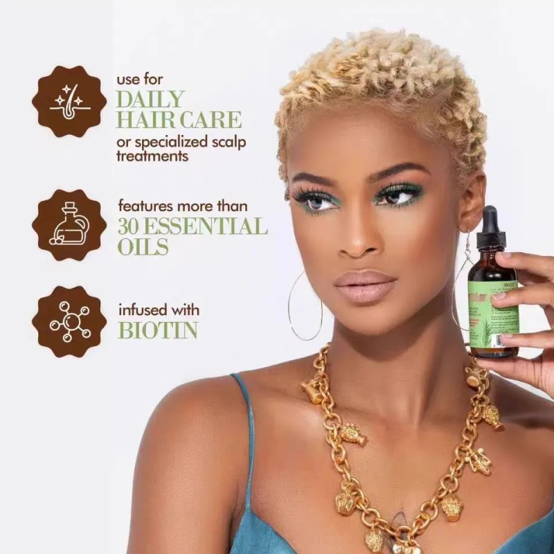 Organics Rosemary Mint Scalp & Hair Strengthening Oil ,2pcs