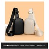Cenvins Cowhide Leather One Shoulder Men's Women's Shoulder Crossbody Chest