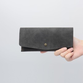 NatSumeBasics Cash Envelope Wallet Budget Money Wallet Dollar Bill Receipt Coupon Holder Credit Card Organizer for Women and Men (Black Wallet)