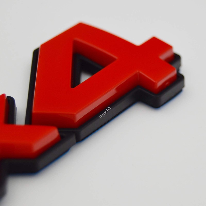 PartsTo 4x4 Decal Emblem Badge with Pre-Adhesive for Toyota Tacoma