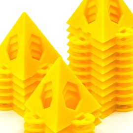 20 x Painter's Pyramids + 1 x Image Magnet! Stand Pyramids for Painting & Varnishing Work, Artists & DIY, Cone Painting Stand, Painter's Pyramids Set for Canvas for Painting, Art Supplies