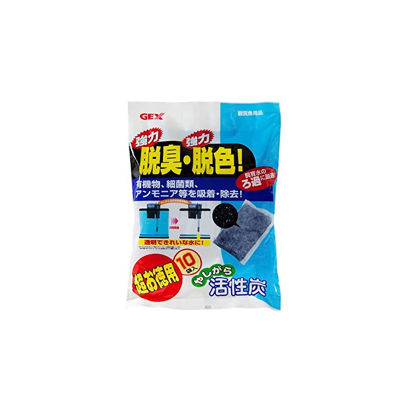 Gex GEX Super Value Pack (10 Bags) Yashigara Activated Carbon