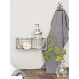 IB Laursen Mynte Hand Towel Dark Grey Knitted W 40 L 60