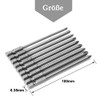Mesee 9 Pieces Phillips Screwdriver Bits Set, 1/4 Inch S2