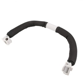 Pram Handle, Adjustable Comfortable Armrest, Safe for Pushchairs (Black)
