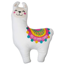 GRUSS & CO Plush Cushion with Lama Motif, Decorative Cushion, Figure Cushion, 100% Polyester, Funny Gift, Decorative Items, 46503
