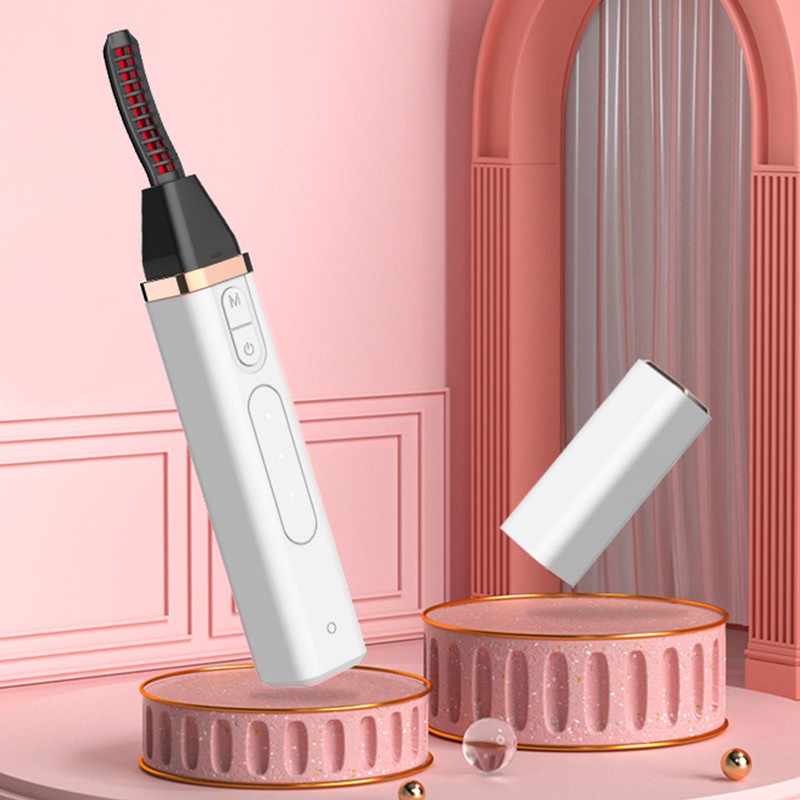 Heated Eyelash Curler Comb USB Rechargeable Electric Heated Eyelash Curler