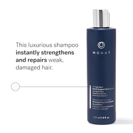 MONAT- Champú reparador de daños Bond Support – Limpiador nutritivo – Champú fortalecedor para cabello – Advanced Repa