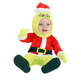 Infant The Grinch Santa Costume 0/3 Months