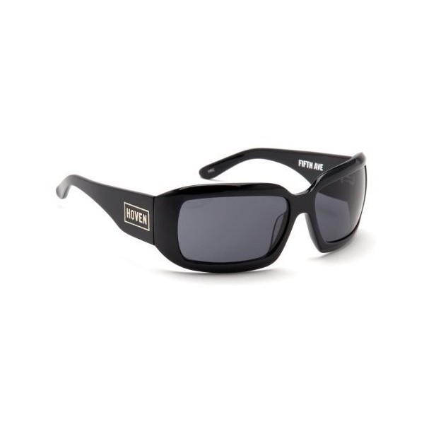 HOVEN FIFTH AVE 19-0101 BLACK GLOSS FRAME GREY POLYCARBONATE LENS