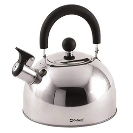 Relags Outwell 156900 Stainless Steel Kettle, Silver, 1.8 Litres
