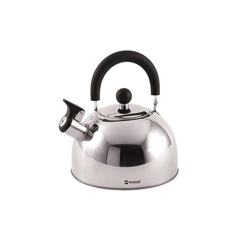 Relags Outwell 156900 Stainless Steel Kettle, Silver, 1.8 Litres