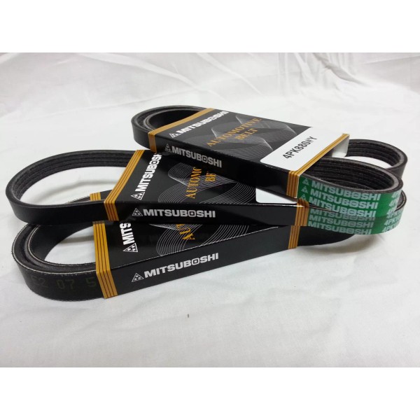 Mitsuboshi Miata 3pc Mitsuboshi SERPENTINE DRIVE BELT SET Air-Alternator