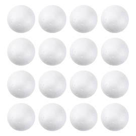 TOVINANNA 100Pcs 1.5Inch Foam Balls for Crafts, Smooth Polystyrene Spheres for DIY Decorations, Christmas Party School