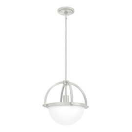 Hunter Fan Company 19233 Wedgefield Pendant Light, Brushed Nickel