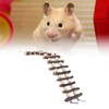 Hamster Wooden Ladder Bendable Climbing Chew Toy with Beads, Bird