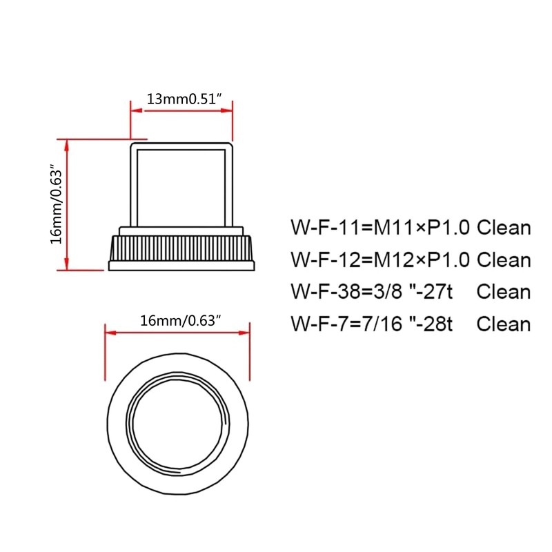 Vacatga 10pcs Circuit Breaker Waterproof Dust Cover with 12mm Bottom