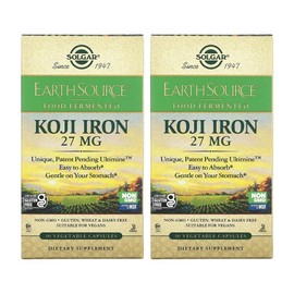 Solgar Iron 27mg 30 capsules 2 boxes Hemoglobin Cozy Iron, 2 units, 30 tablets / 솔가 철분 27mg 30캡슐 2통 헤모글로빈 코지 아이언, 2개, 30정