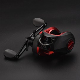 Powerful Metal Baitcasting Reel, 7.2:1 Gear Ratio, Baitcasting Fishing Reel, Long Cast Spool, Smooth Fishing Reel for Saltwater and Freshwater (Right Hand)