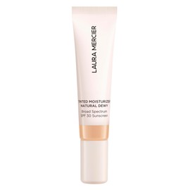 Laura Mercier Tinted Moisturizer Natural Dewy with SPF 30, 24HR+ Hydration & Longwear, Sheer to Light, Buildable Coverage, Dewy Finish, Improve Skin Tone and Texture, Skin Tint, 2N Maple Mini Size