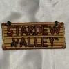 Stardew Valley Sign Logo Iron On Embroidery Patch