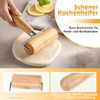 Rolling Pin, 2 Pieces Rolling Pin, Small and Medium Rolling