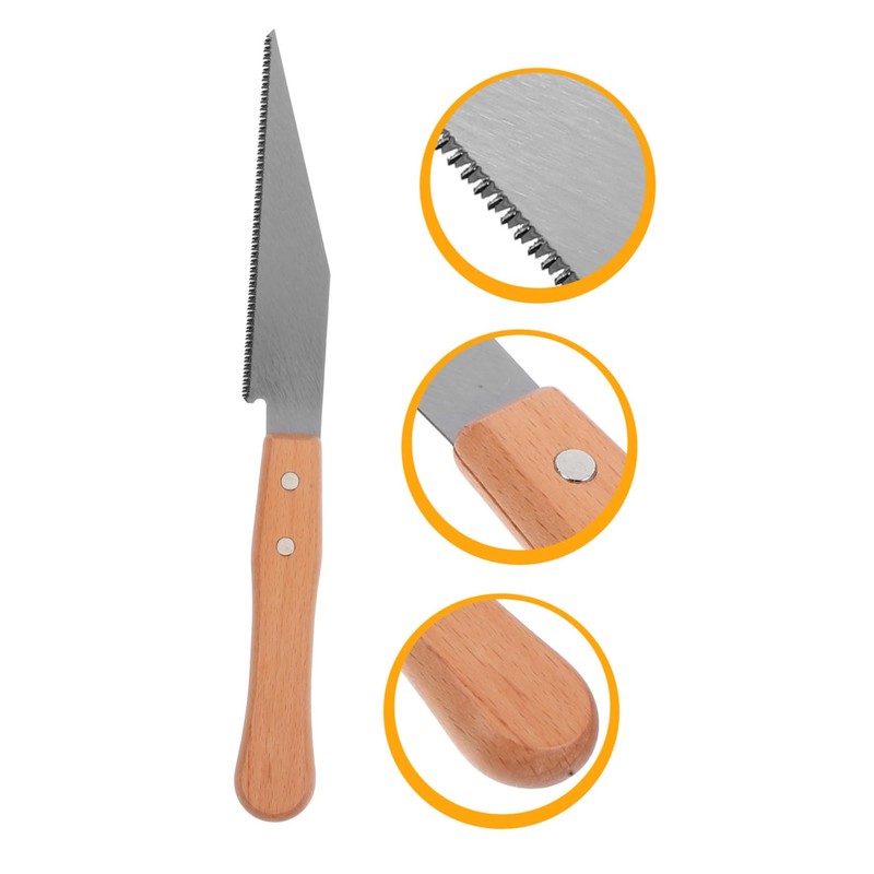 SHINEOFI Compact Hand Saw Portable Woodworking Tool with Fine Teeth