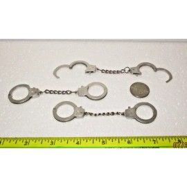 Mini Handcuffs 3 pairs Included - Novelty/Joke, Fun Gag Gift for Police Officers
