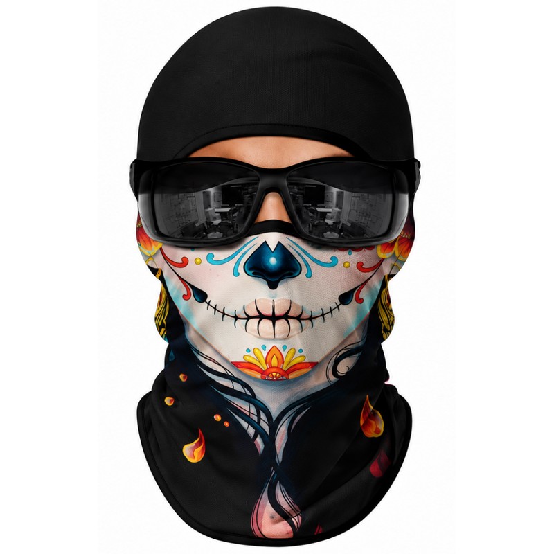 Breathable Full Face Balaclava Mask for Motorcycle Riding – Lightweight