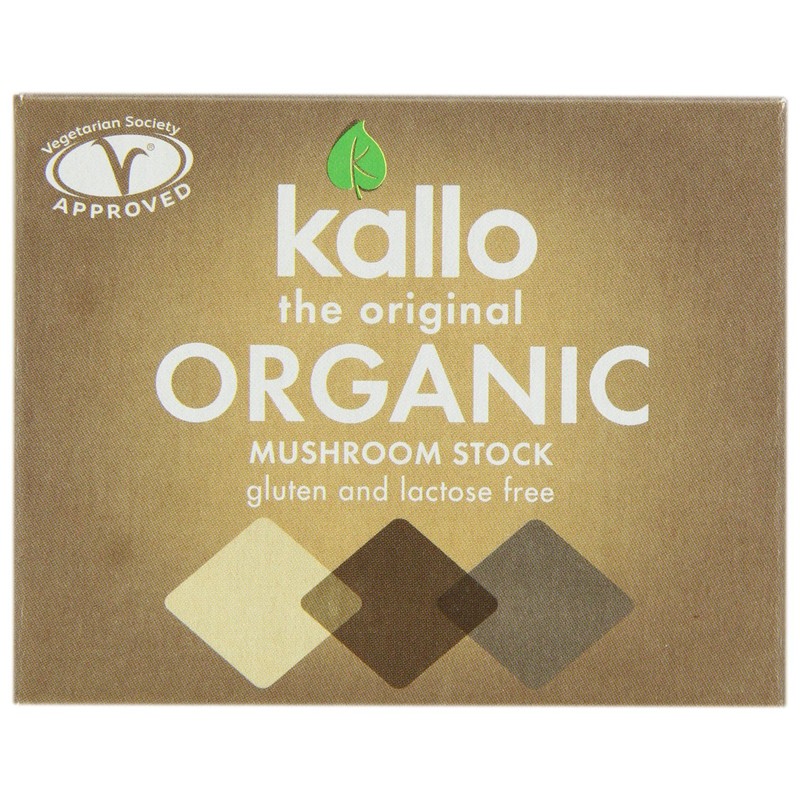 Kallo Organic Mushroom Stock Cubes 66 g (Pack of 5)