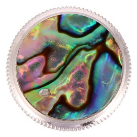 Kisangel 3pcs Abalone Stone Trumpet Button Snap Cover Durable Musical Instrument Accessory Replacement for Short Piston Buckles Great Musicians Random Color