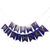 Kiyanest Royal Blue Birthday Banner - Elegant & Reusable Party