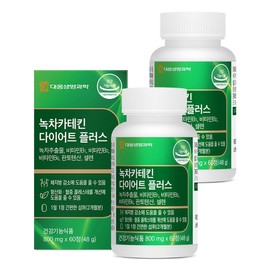 Daewoong Life Science Green Tea Catechin Diet Plus 48g, 60 tablets, 2 units / 대웅생명과학 녹차카테킨 다이어트 플러스 48g, 60정, 2개