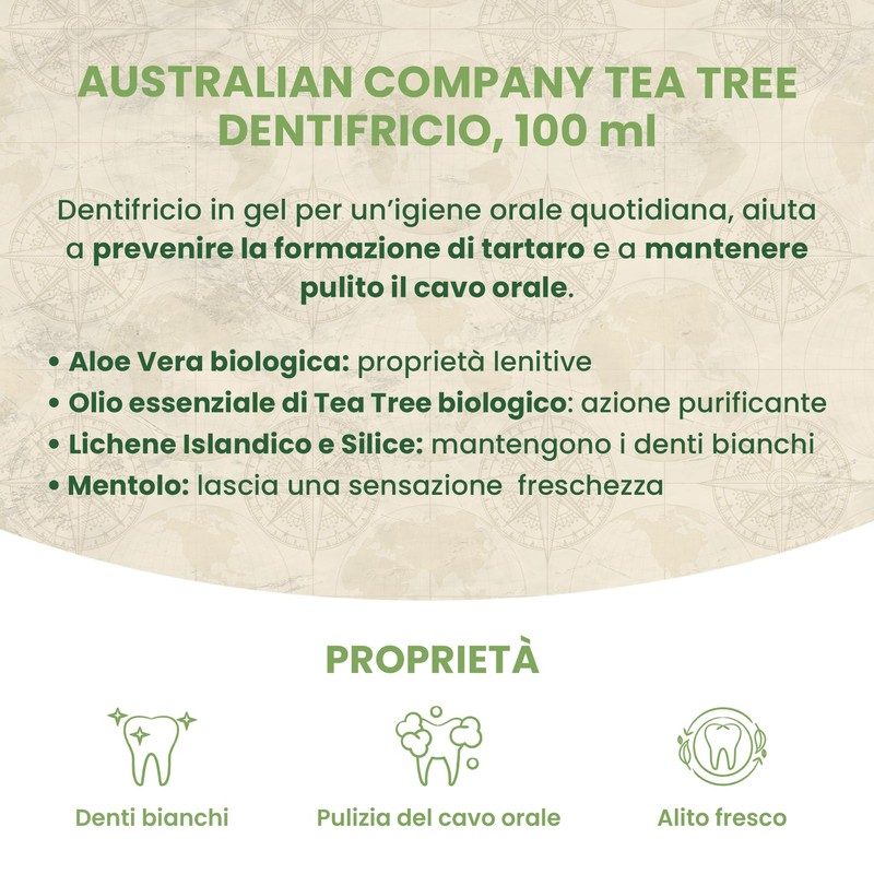 Triple Action Gel Toothpaste with Organic Tea Tree Oil and