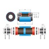 FSA Unisex's PF30/386Evo to NBD Converter Bottom Bracket, Black, 24