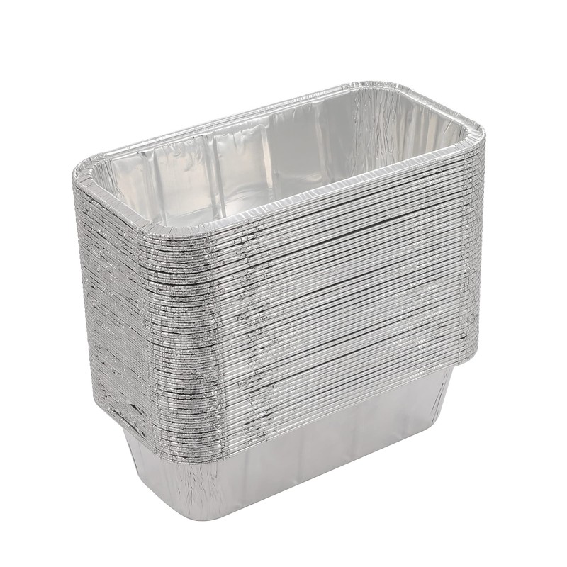 Waytiffer Loaf Pans [50 Pack] 2Lb Heavy Duty Disposable Aluminum