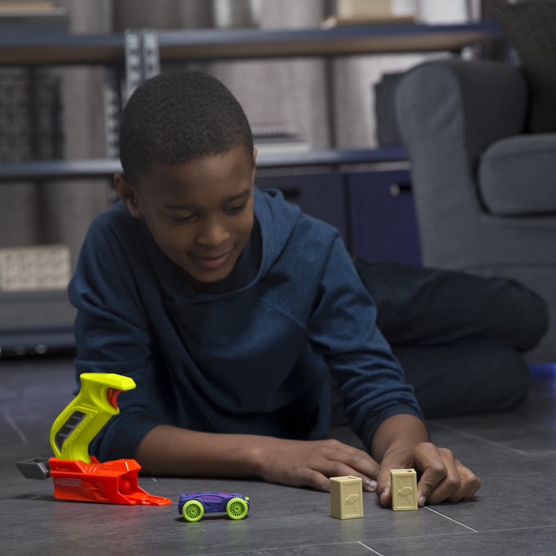 Nerf C0783 Nitro ThrottleShot Blitz Blaster Spielzeug, grün, M