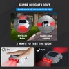 JIGUOOR Solar Deck Lights LED Driveway Lights Solar Powered Dock