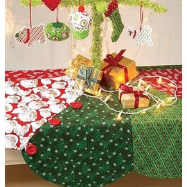 McCall Patterns M6453 Ornaments, Wreath, Tree Skirt and Stocking, One Size Only